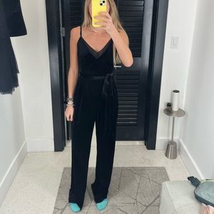 L’agence Black Velvet Jumpsuit